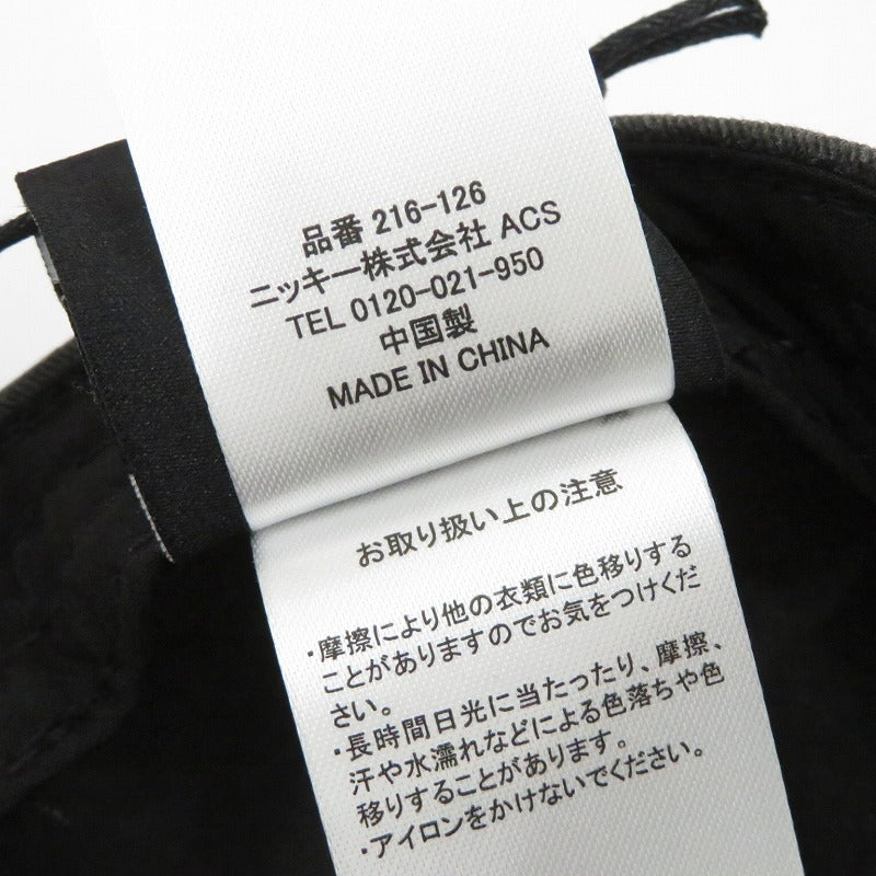 WIND AND SEA | ウィンダンシーウインダンシー KAPPAxWDS CAP キャップ WDS-C-KPA-26-Q4-HW-01 ブラック【瀬戸大橋店】
