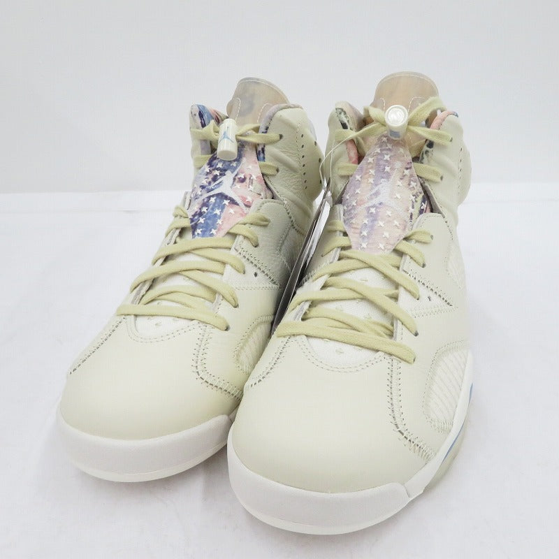 NIKE | ナイキ AJ6 Retro 'Sashiko' スニーカー IR7255-110 エアジョーダン ベージュ 27cm【瀬戸大橋店】