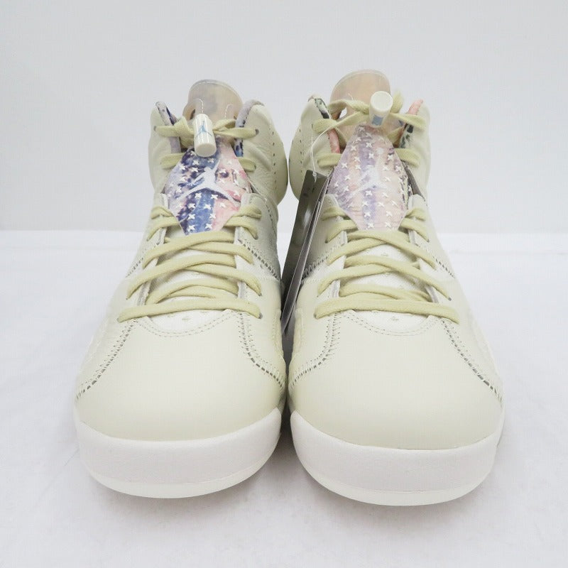NIKE | ナイキ AJ6 Retro 'Sashiko' スニーカー IR7255-110 エアジョーダン ベージュ 27cm【瀬戸大橋店】