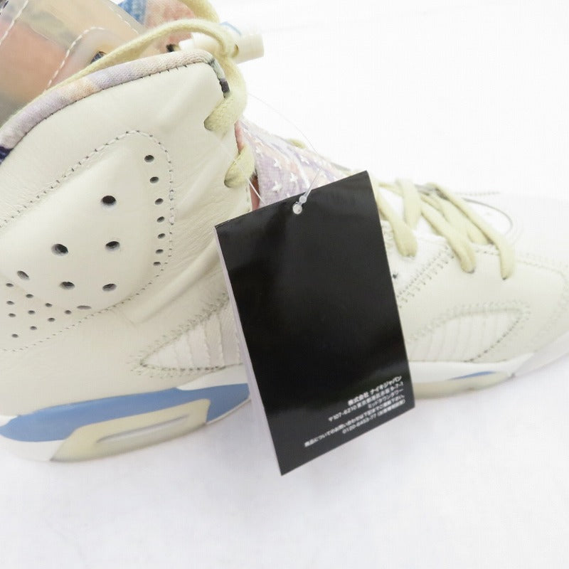 NIKE | ナイキ AJ6 Retro 'Sashiko' スニーカー IR7255-110 エアジョーダン ベージュ 27cm【瀬戸大橋店】