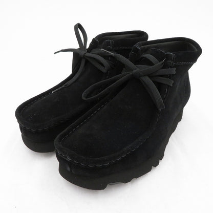 Clarks | クラークス WallabeeBT GTX Suede ブーツ 261733187060 ブラック 24.5cm【瀬戸大橋店】