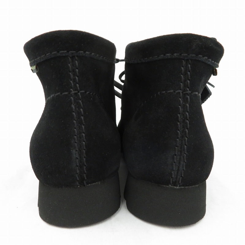 Clarks | クラークス WallabeeBT GTX Suede ブーツ 261733187060 ブラック 24.5cm【瀬戸大橋店】