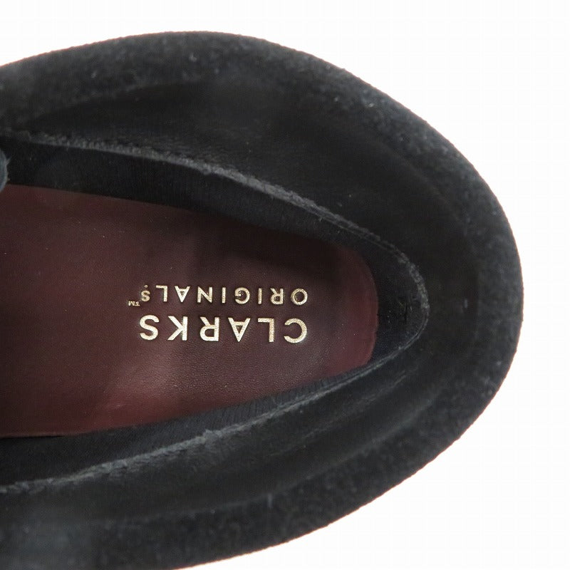 Clarks | クラークス WallabeeBT GTX Suede ブーツ 261733187060 ブラック 24.5cm【瀬戸大橋店】