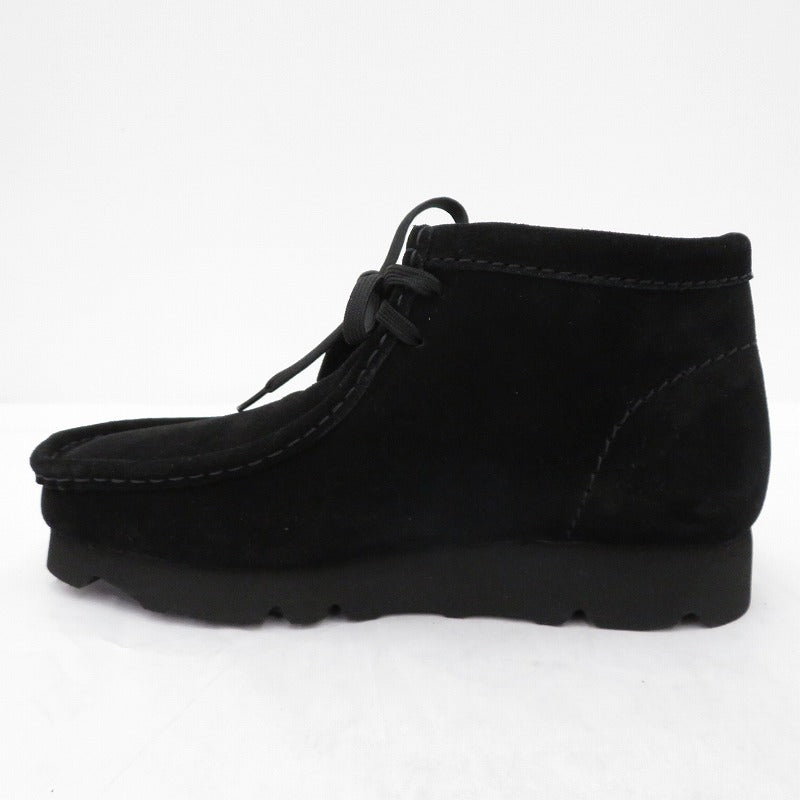 Clarks | クラークス WallabeeBT GTX Suede ブーツ 261733187060 ブラック 24.5cm【瀬戸大橋店】