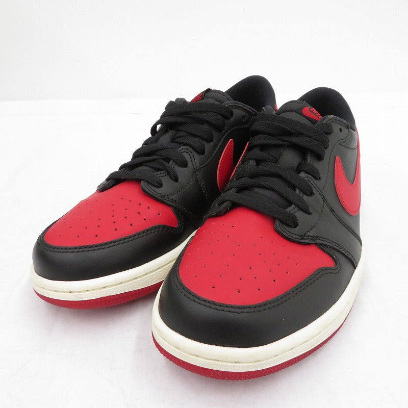 NIKE | ナイキ Air Jordan 1 Retro Low 'Bred' (2015) スニーカー 705329-001 エアジョーダン レッド 27.5cm【瀬戸大橋店】