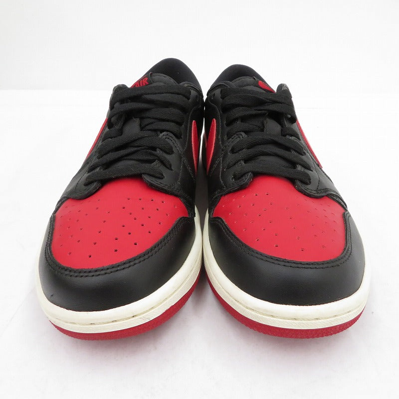 NIKE | ナイキ Air Jordan 1 Retro Low 'Bred' (2015) スニーカー 705329-001 エアジョーダン レッド 27.5cm【瀬戸大橋店】