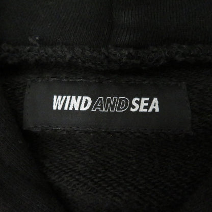 WIND AND SEA | ウィンダンシーウインダンシー パーカー ブラック サイズ：S【瀬戸大橋店】