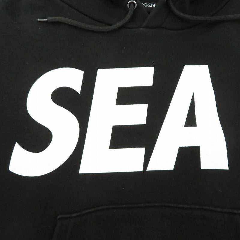WIND AND SEA | ウィンダンシーウインダンシー パーカー ブラック サイズ：S【瀬戸大橋店】