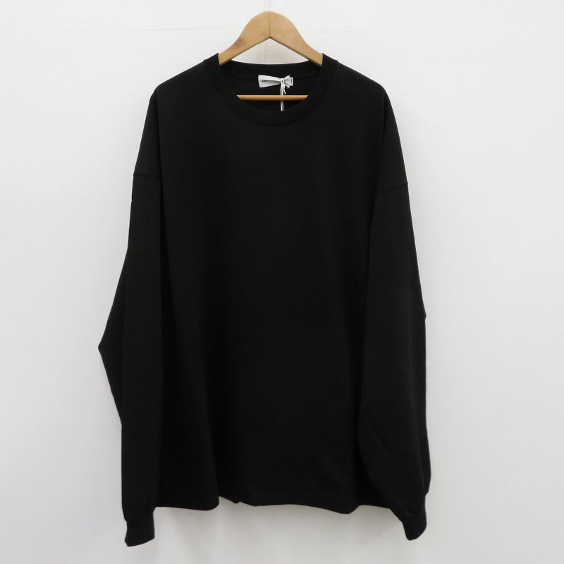COOTIE | クーティー Spanish Pima Boxy L/S Tee 長袖Ｔシャツ CTE-26S311 ブラック サイズ：XL【瀬戸大橋店】