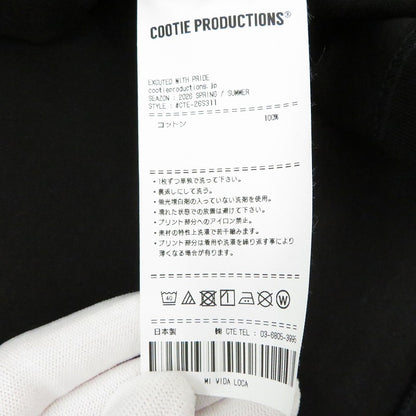 COOTIE | クーティー Spanish Pima Boxy L/S Tee 長袖Ｔシャツ CTE-26S311 ブラック サイズ：XL【瀬戸大橋店】