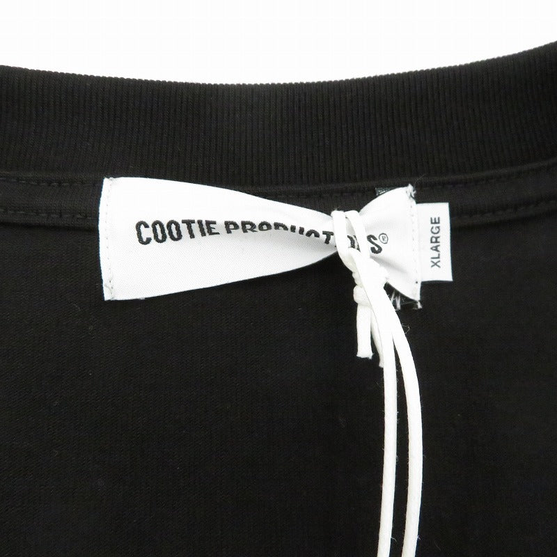 COOTIE | クーティー Spanish Pima Boxy L/S Tee 長袖Ｔシャツ CTE-26S311 ブラック サイズ：XL【瀬戸大橋店】