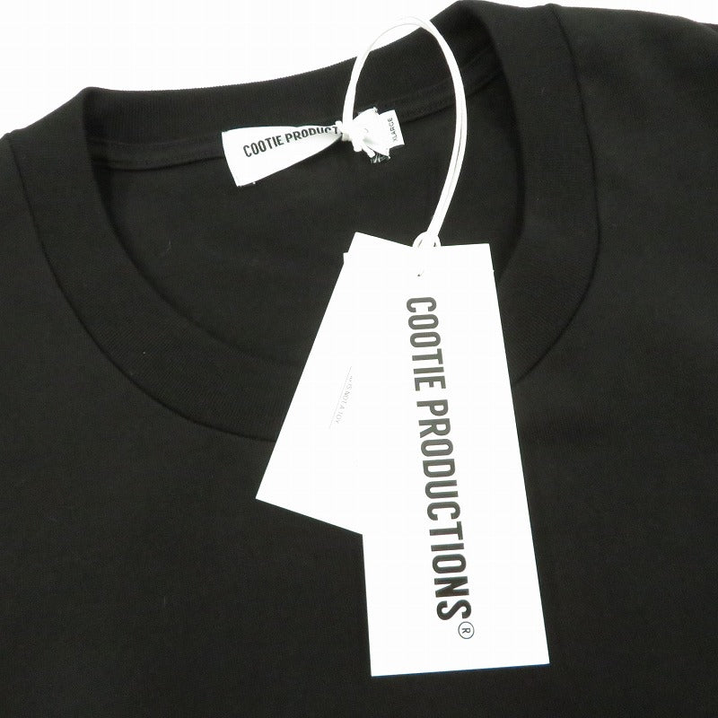 COOTIE | クーティー Spanish Pima Boxy L/S Tee 長袖Ｔシャツ CTE-26S311 ブラック サイズ：XL【瀬戸大橋店】
