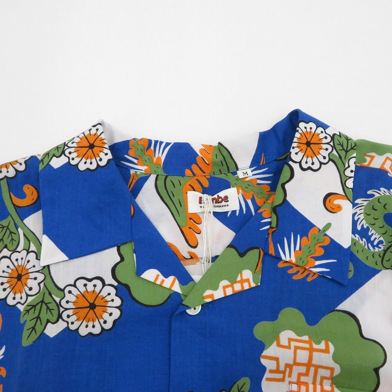 Eanbe/昇龍鳳凰BLUE その他トップス アロハ ブルー サイズ：M【瀬戸大橋店】