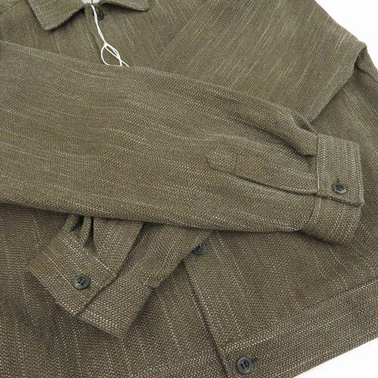 MELANGE WOOL WORK SHIRT BLOUSON ブルゾン ANC-SH76-B ブラウン サイズ：2【瀬戸大橋店】