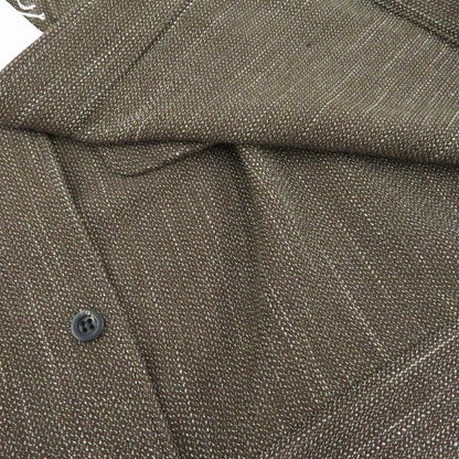 MELANGE WOOL WORK SHIRT BLOUSON ブルゾン ANC-SH76-B ブラウン サイズ：2【瀬戸大橋店】