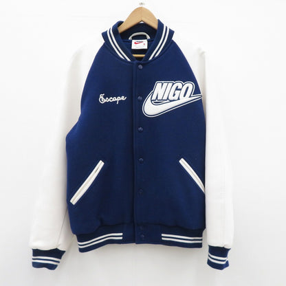 NIKE | ナイキ NIGO×NRG Varsity Jacket スタジャン FV5670-492 ブルー サイズ：S【瀬戸大橋店】