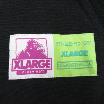 X-LARGE | エクストララージ Champion REVERSE WEAVE PULLOVER HOODED SWEATSHIRT パーカー ブラック サイズ：L【瀬戸大橋店】