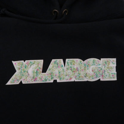 X-LARGE | エクストララージ Champion REVERSE WEAVE PULLOVER HOODED SWEATSHIRT パーカー ブラック サイズ：L【瀬戸大橋店】