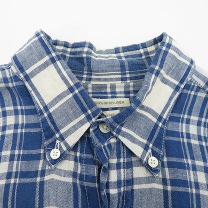 Banana Republic | バナナリパブリック ポルトガル製/アイリッシュリネンシャツ 長袖シャツ ブルー サイズ：M【瀬戸大橋店】