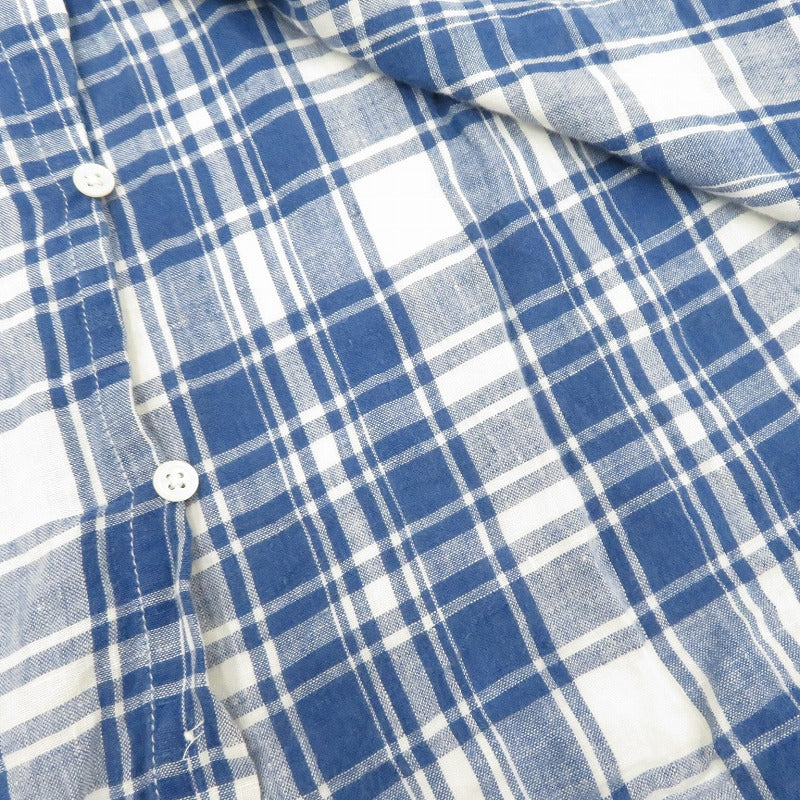 Banana Republic | バナナリパブリック ポルトガル製/アイリッシュリネンシャツ 長袖シャツ ブルー サイズ：M【瀬戸大橋店】
