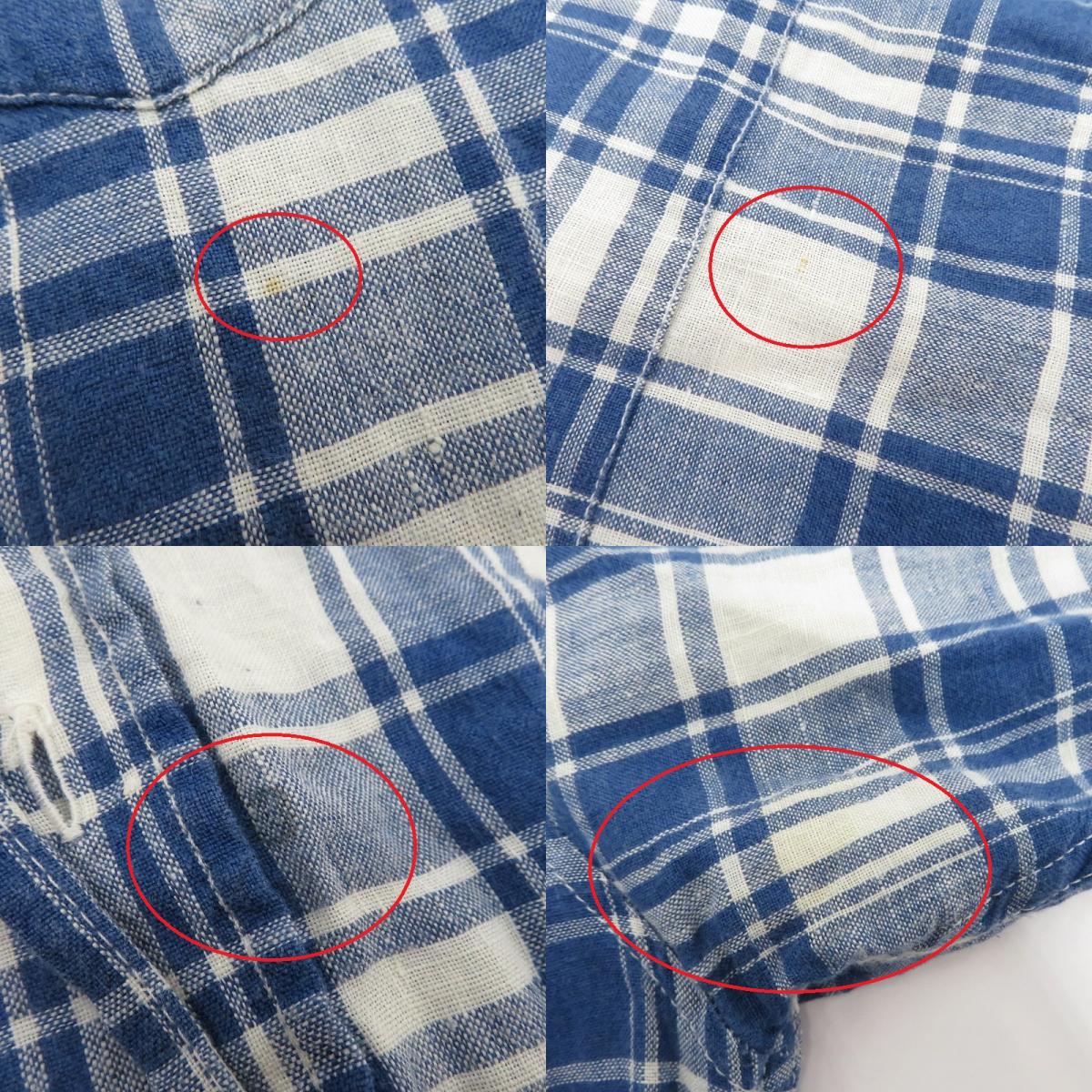 Banana Republic | バナナリパブリック ポルトガル製/アイリッシュリネンシャツ 長袖シャツ ブルー サイズ：M【瀬戸大橋店】
