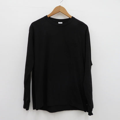 COMOLI | コモリ ｻｰﾌﾟﾗｽ長袖Tｼｬﾂ 長袖Ｔシャツ D01-05026 ブラック サイズ：2【瀬戸大橋店】