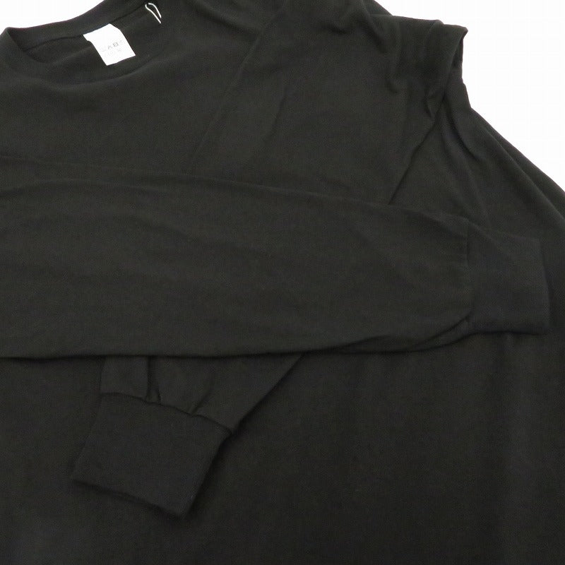 COMOLI | コモリ ｻｰﾌﾟﾗｽ長袖Tｼｬﾂ 長袖Ｔシャツ D01-05026 ブラック サイズ：2【瀬戸大橋店】