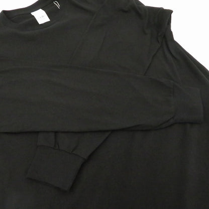 COMOLI | コモリ ｻｰﾌﾟﾗｽ長袖Tｼｬﾂ 長袖Ｔシャツ D01-05026 ブラック サイズ：2【瀬戸大橋店】