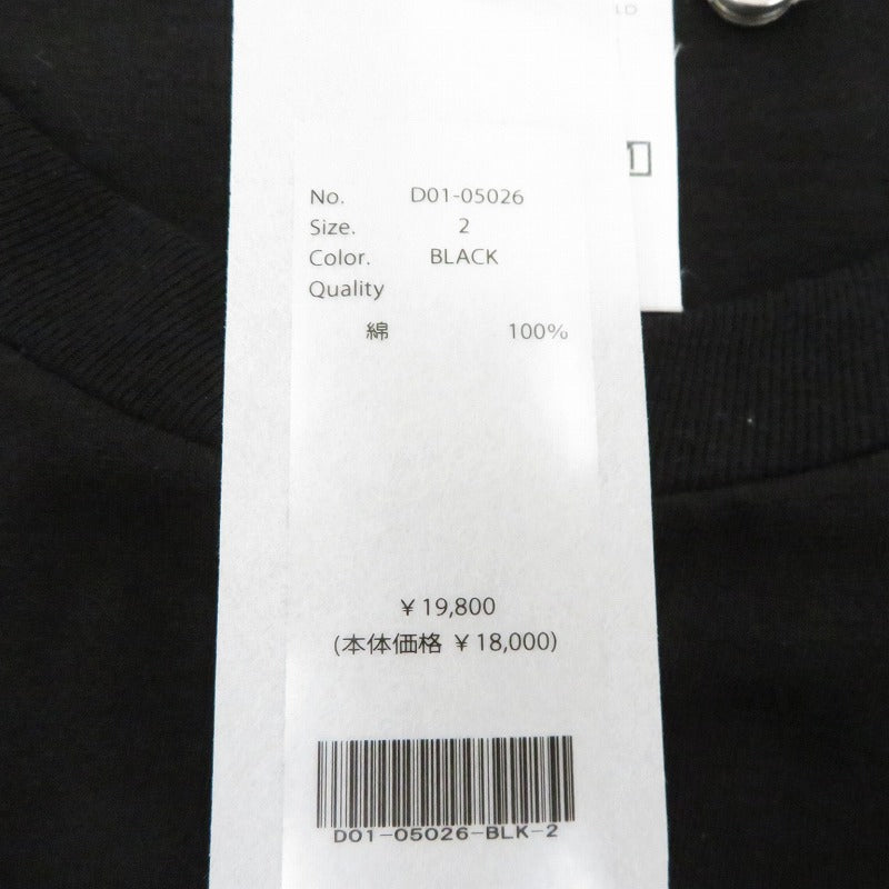 COMOLI | コモリ ｻｰﾌﾟﾗｽ長袖Tｼｬﾂ 長袖Ｔシャツ D01-05026 ブラック サイズ：2【瀬戸大橋店】