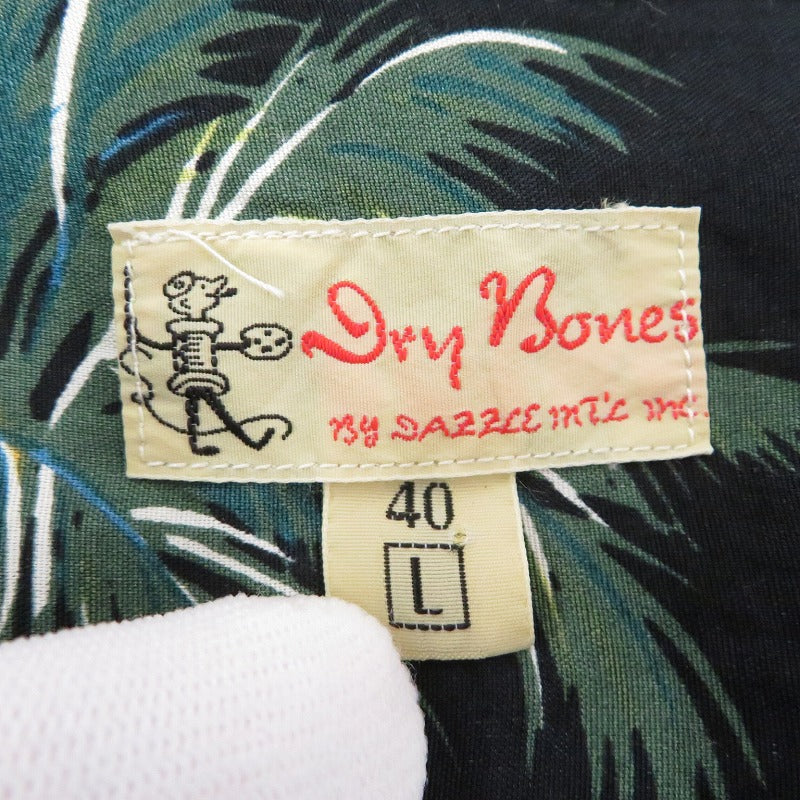 Dry Bones | ドライボーンズ その他トップス アロハ ブラック サイズ：L【瀬戸大橋店】