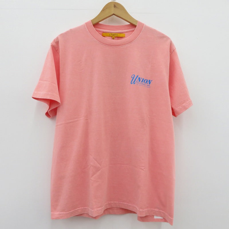 UNION | ユニオン UNION GENRE TEE 半袖Ｔシャツ ピンク サイズ：3【瀬戸大橋店】