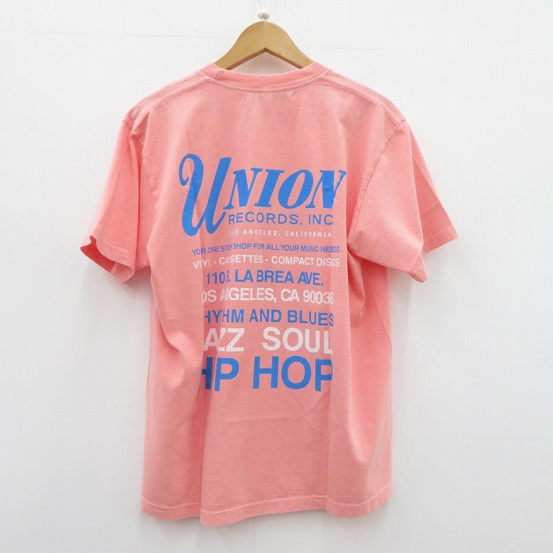 UNION | ユニオン UNION GENRE TEE 半袖Ｔシャツ ピンク サイズ：3【瀬戸大橋店】