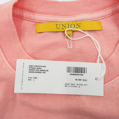UNION | ユニオン UNION GENRE TEE 半袖Ｔシャツ ピンク サイズ：3【瀬戸大橋店】