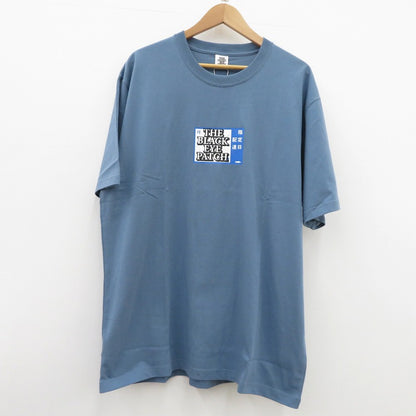BlackEyePatch | ブラックアイパッチ SCHEDULED DELIVERY LABEL 半袖Ｔシャツ BEPSS24TE52 ブルー サイズ：XL【瀬戸大橋店】