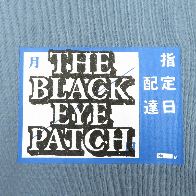 BlackEyePatch | ブラックアイパッチ SCHEDULED DELIVERY LABEL 半袖Ｔシャツ BEPSS24TE52 ブルー サイズ：XL【瀬戸大橋店】