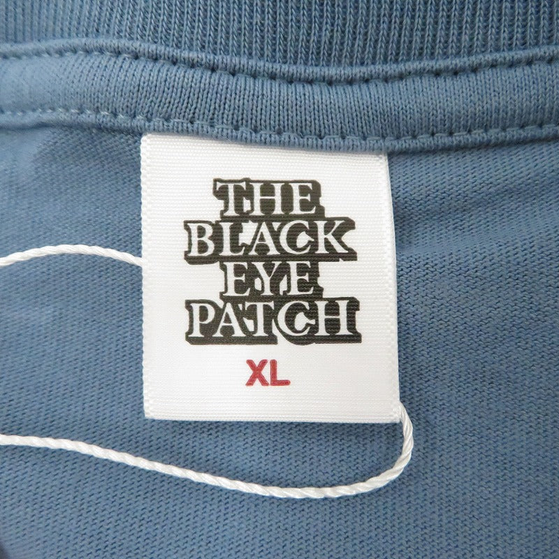 BlackEyePatch | ブラックアイパッチ SCHEDULED DELIVERY LABEL 半袖Ｔシャツ BEPSS24TE52 ブルー サイズ：XL【瀬戸大橋店】