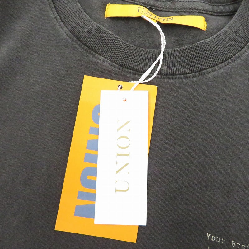 UNION | ユニオン MINISTER S/S TEE 半袖Ｔシャツ ブラック サイズ：2【瀬戸大橋店】