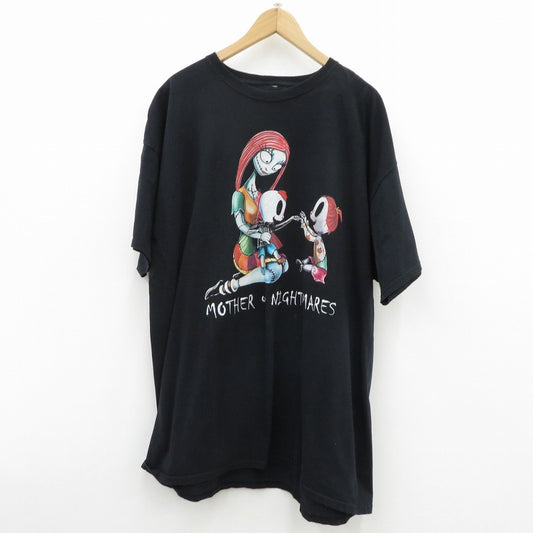 ナイトメアビフォアクリスマス 半袖Ｔシャツ ブラック【瀬戸大橋店】