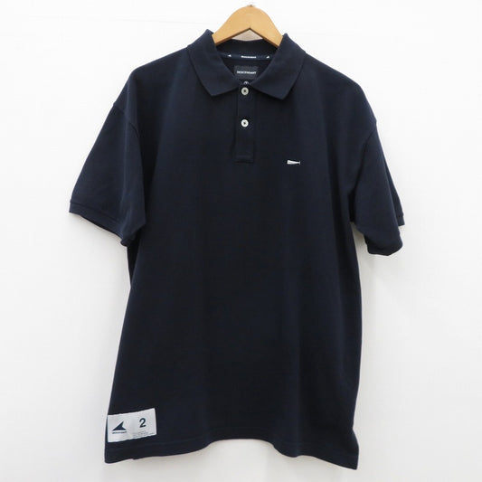 DESCENDANT | ディセンダント CACHALOT POLO SS ポロシャツ 261ATDS-CSM21 ネイビー サイズ：2【瀬戸大橋店】