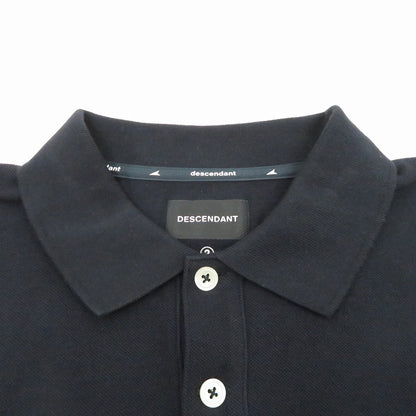 DESCENDANT | ディセンダント CACHALOT POLO SS ポロシャツ 261ATDS-CSM21 ネイビー サイズ：2【瀬戸大橋店】