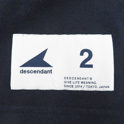DESCENDANT | ディセンダント CACHALOT POLO SS ポロシャツ 261ATDS-CSM21 ネイビー サイズ：2【瀬戸大橋店】