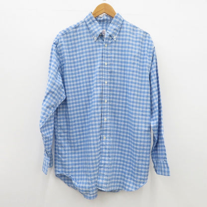 Brooks Brothers | ブルックスブラザーズ USA製 長袖シャツ ブルー サイズ：M【瀬戸大橋店】