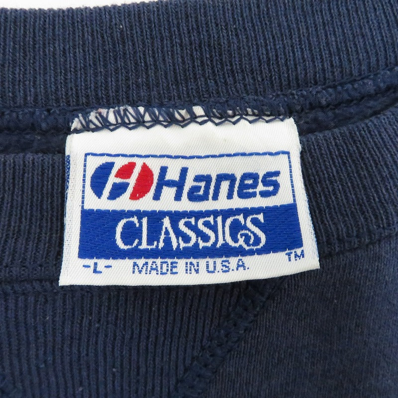 Hanes | ヘインズ スウェット ネイビー サイズ：L【瀬戸大橋店】