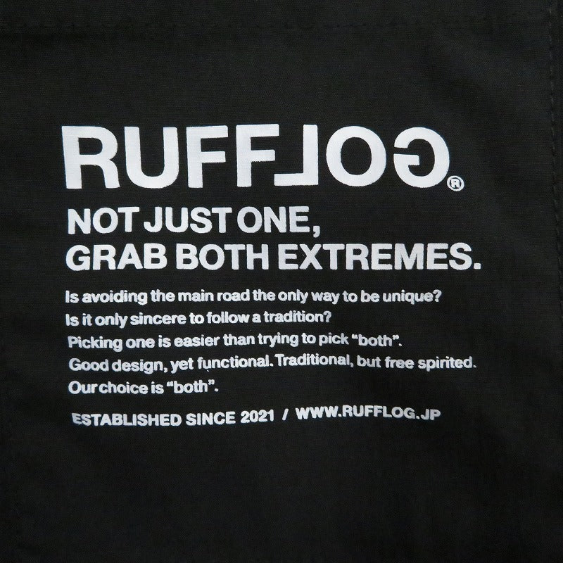 RUFFLOG その他アウター 25SS_RF_TOPS05 ブラック サイズ：L【瀬戸大橋店】
