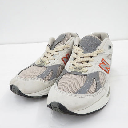 NEW BALANCE | ニューバランス KITH 991V2 Madison Square Garden スニーカー U991KT2/'Antarctica/Beige/Castlerock'/ グレー 24.5cm【瀬戸大橋店】