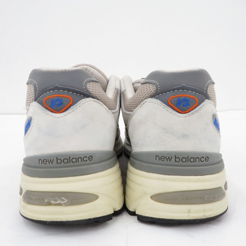 NEW BALANCE | ニューバランス KITH 991V2 Madison Square Garden スニーカー U991KT2/'Antarctica/Beige/Castlerock'/ グレー 24.5cm【瀬戸大橋店】
