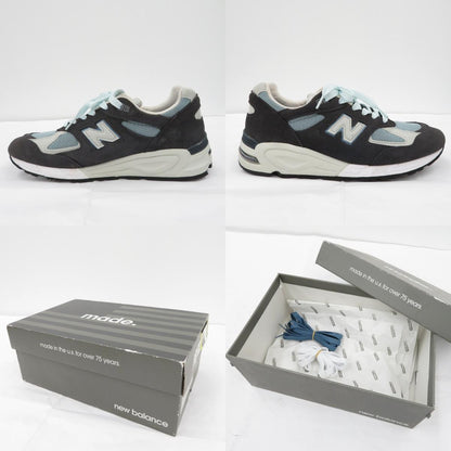 NEW BALANCE | ニューバランス KITH Ronnie Fieg 990V2 'Steel Blue' スニーカー M990KT2 ネイビー 28cm【瀬戸大橋店】