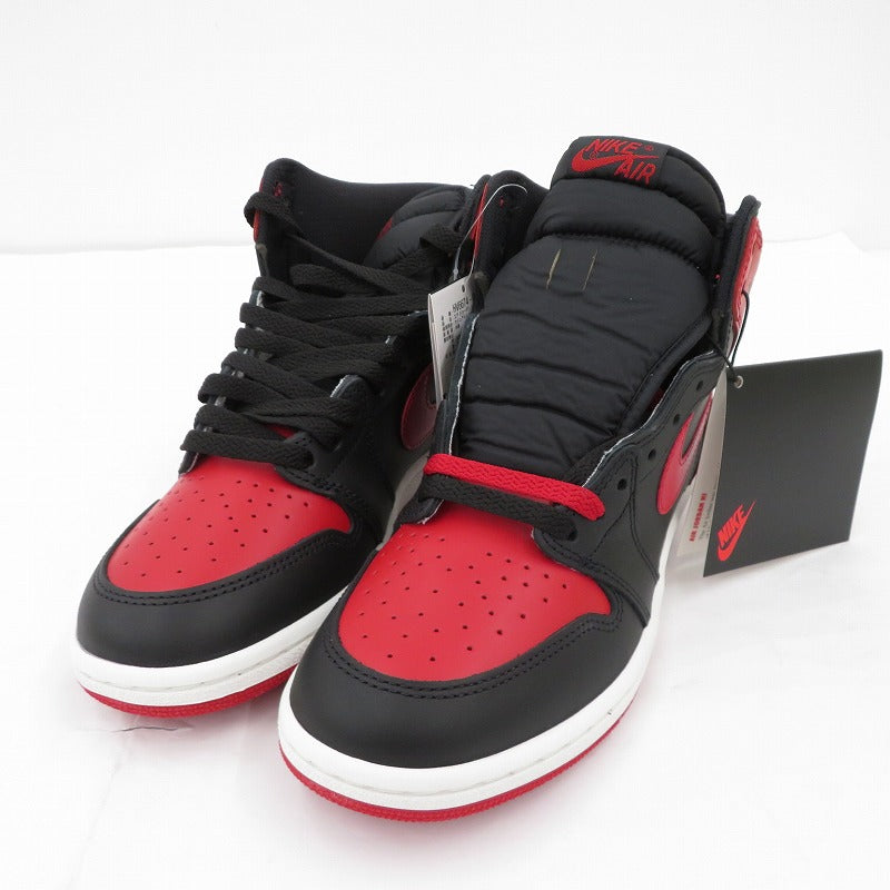 NIKE | ナイキ AJ1high/BRED2025 スニーカー HV6674-067 エアジョーダン レッド 27cm