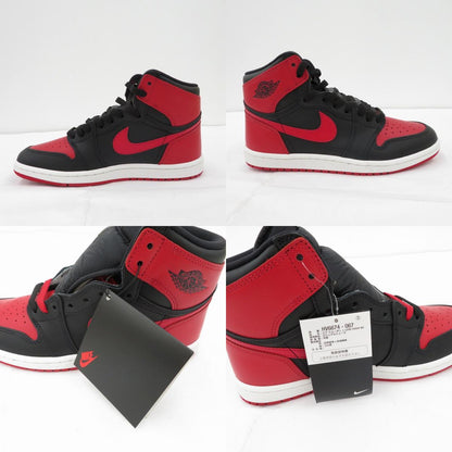 NIKE | ナイキ AJ1high/BRED2025 スニーカー HV6674-067 エアジョーダン レッド 27cm