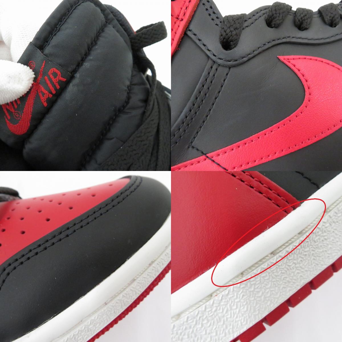 NIKE | ナイキ AJ1high/BRED2025 スニーカー HV6674-067 エアジョーダン レッド 27cm